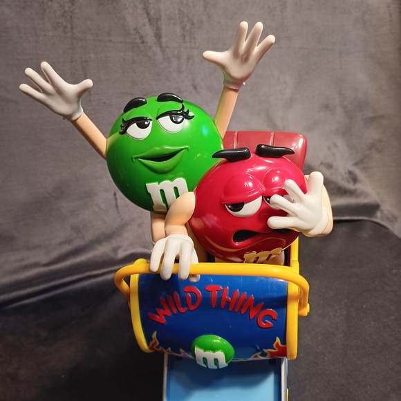 M & M Dispenser Roller Coaster Toy - No Batteries Needed! - Picture 3 of 6